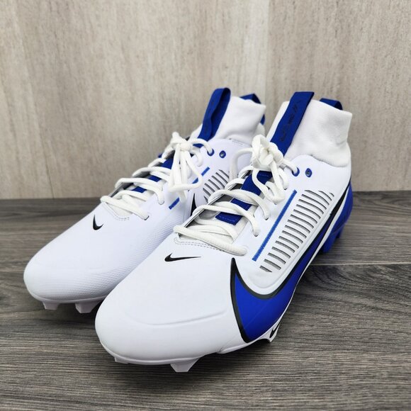 Nike Vapor Edge Pro 360 2 TB Size 13 Mens White Blue Football Cleats - Picture 5 of 12
